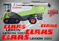 CLAAS Lexion 570 стикери надписи, снимка 4