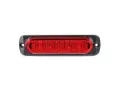 LED габарит с рефлектор 6 LED 12-24V за страничен монтаж с червена светлина, снимка 2