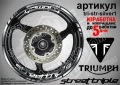 Triumph Street Triple кантове и надписи за джанти, снимка 8