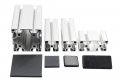 Капачки за алуминиеви профили 20х20, 30х30, 40х40, 80х80, 90х90, снимка 1