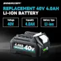 Акумулаторна батерия 40V Li-Ion 4.0Ah за 40V инструменти, 1 бр., снимка 3