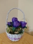 кошница с цветя, снимка 1