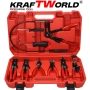 Комплект клещи за скоби на водни съединения 9 части KraftWorld – професионален, снимка 1