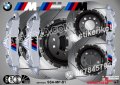 М Power надписи за капаци на спирачни апарати стикери лепенки фолио MPower BMW БМВ , снимка 4