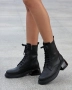 Равни боти - черна кожа - BMG10 , снимка 2