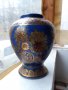 Голяма стара антикварна ваза Сатцума Satsuma ръчно рисувана, снимка 1