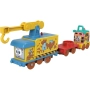 Оригинално моторизиранo влакче Thomas & Friends- Muddy fix em up friends Кранът Карли / Fisher Price, снимка 2