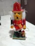 Vintage Kurt Adler Fireman Hand Made Germany Коледа пожарникар пушач на тамян Н155мм и 5х6см, снимка 1