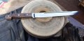 Ръчно ковани ножове стомана 65г и нож за мушкане 67 фи стомана, снимка 3