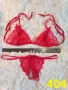 Еротичен комплект - прашки и сутиен с отворено дъно, снимка 6