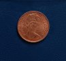 1/2 пени Великобритания 1982 , Кралица Елизабет II penny 1982 половин пени