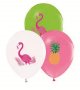 Фламинго ананас Обикновен надуваем латекс латексов балон парти хелий или газ, снимка 1 - Други - 37969837