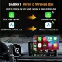 BANKKY 2-в-1 Wireless CarPlay & Android Auto адаптер (wired към wireless), снимка 3