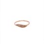 Златен дамски пръстен 0,79гр. размер:53 14кр. проба:585 модел:20120-1, снимка 1 - Пръстени - 42554745