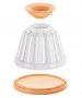 сет 4 пластмасови форми купички купи за пудинг желе крем Панна кота панакота десерт, снимка 1 - Форми - 34121153