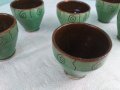 Чаши за ракия керамика 6 броя, снимка 7
