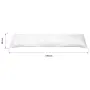 vidaXL Странична възглавница за тяло 40x145 cм, бяла, снимка 3