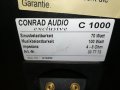 CONRAD AUDIO EXCLUSIVE C1000-2X100W-ВНОС SWISS 2808222053, снимка 15
