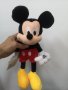 Музикална плюшена играчка Мики Маус с червени панталонки, 40 см -6803, снимка 1