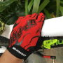 Ръкавици за велосипедисти, червен