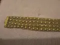 Vintage traditional Anatolian Gilded Bracelet -възрожд.гривна ,куюмджийски накит позлатена , снимка 6