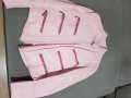 Кожано яке, розов цвят. Италия., снимка 3