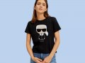 Дамска тениска KARL LAGERFELD принт 10 модела всички размери, снимка 4