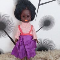 Стара кукла негърка ARI от ГДР винтидж, снимка 1 - Кукли - 31762508