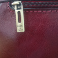 Продавам италианска луксозна бизнес чанта от мека телешка кожа с красива патина, снимка 4 - Чанти - 44920565