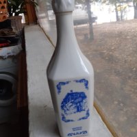 Стара порцеланова бутилка от мастика - винпромска - празна, снимка 2 - Антикварни и старинни предмети - 42598454