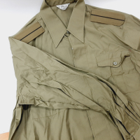 Стара българска военна офицерска лятна куртка с пагони(17.5), снимка 4 - Антикварни и старинни предмети - 44802409