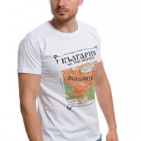 Нова мъжка тениска с дигитален печат България на три морета, снимка 11 - Тениски - 28215877