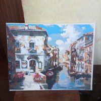 Уникална,много красива картина,Венеция Живопис Италия., снимка 4 - Картини - 43677179