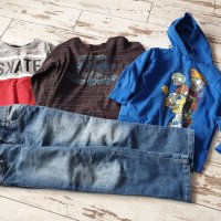 Лот дрехи за момче 128 см., снимка 1 - Детски тениски и потници - 34996780