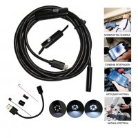 Портативен ендоскоп, бороскоп за диагностика на автомобили, USB камера за смартфони с Android, снимка 6 - Камери - 37589298