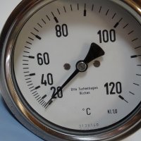 Термометър GEA Tuchenhagen Ф100, +20/+120°C capillarythermometer, снимка 2 - Резервни части за машини - 40620518
