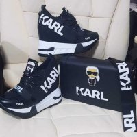 Karl Lagerfeld комплект маратонки и чанта, снимка 1 - Чанти - 30343653