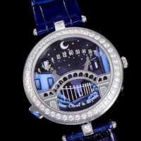 Дамски часовник Van Cleef & Arpels Lady Arpels Pont Des Amoureux с кварцов механизъм, снимка 3 - Дамски - 40644378