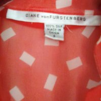 DIANE von FURSTENBERG. 100% коприна. Прекрасна риза - рокля, снимка 4 - Рокли - 29351643