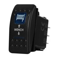 Копче Бутон За Вграждане Лебедка Макара Повдигач 12-24V Надпис WINCH, снимка 2 - Аксесоари и консумативи - 44396355