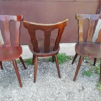 Дървени столове А12 - 3 броя , снимка 1 - Столове - 38435532