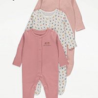 Бебешки ромпъри цели пижами, снимка 3 - Бебешки гащеризони - 30535876