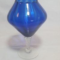 Чаша, ваза от цветно стъкло , снимка 1 - Декорация за дома - 33897977