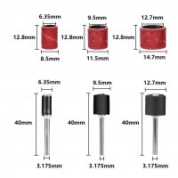 3 Размера шкурки и държачи за дремел , Комплект 66 части , снимка 2 - Други инструменти - 31401552