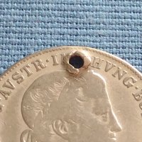Сребърна монета 20 кройцера 1845г. Виена Фердинанд първи Австрия 26757, снимка 4 - Нумизматика и бонистика - 42887224