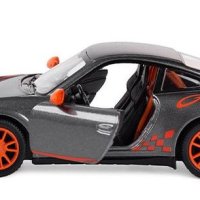 Porsche 911 GT3 RS (997) - мащаб 1:36 на KinSmart моделът е нов в кутия, снимка 1 - Колекции - 42687184