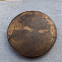 Стара бронзова пудриера, снимка 2 - Антикварни и старинни предмети - 39943448