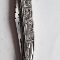 Сгъваем нож Laguiole с ловна сцена, снимка 16 - Антикварни и старинни предмети - 44374395