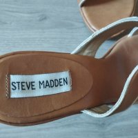  Дамски чехли от естествена кожа STEVE MADDEN , снимка 16 - Чехли - 39960951