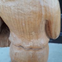 Дърворезба дървена фигура на музикавт , снимка 5 - Декорация за дома - 31519395